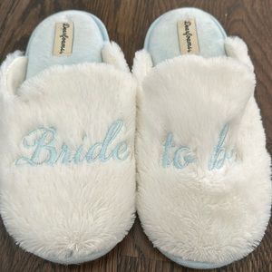 Bride to be slippers